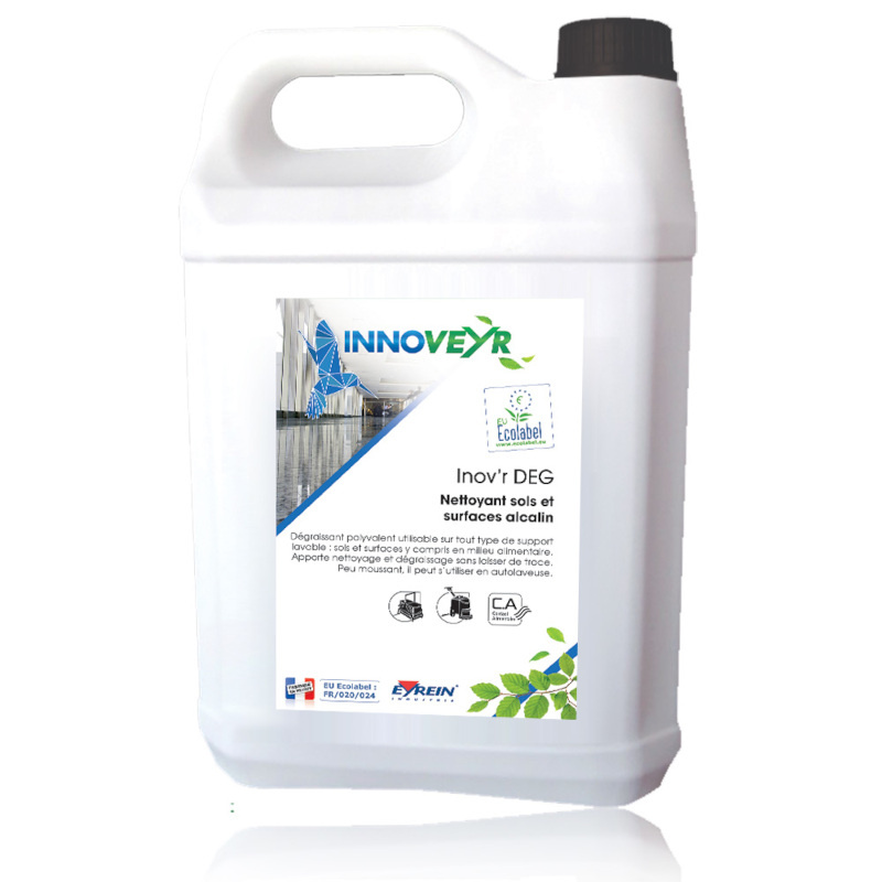 INOV'R DEG  - Bidon 5L - Nettoyant alcalin - ECOLABEL